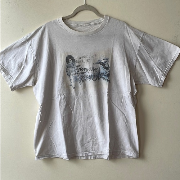 John waters iron on vintage female trouble t shirt white size xl - Picture 1 of 5